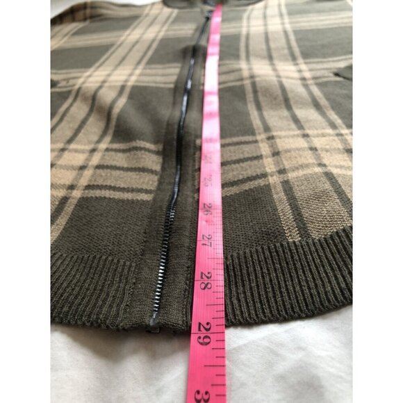 NWT Jones New York Signature Plaid Full-Zip Sweater Mens XL Cabin Loungewear - Picture 8 of 8